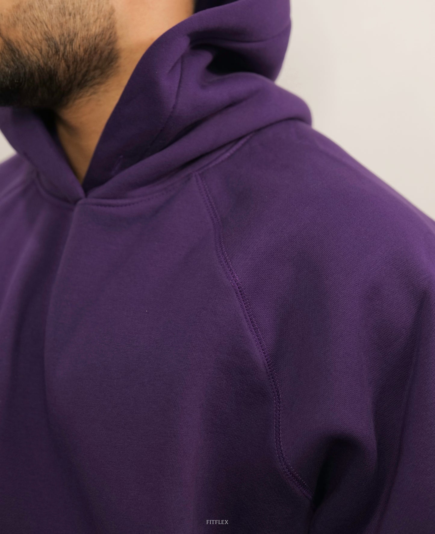 Purple Oversized Hoodie