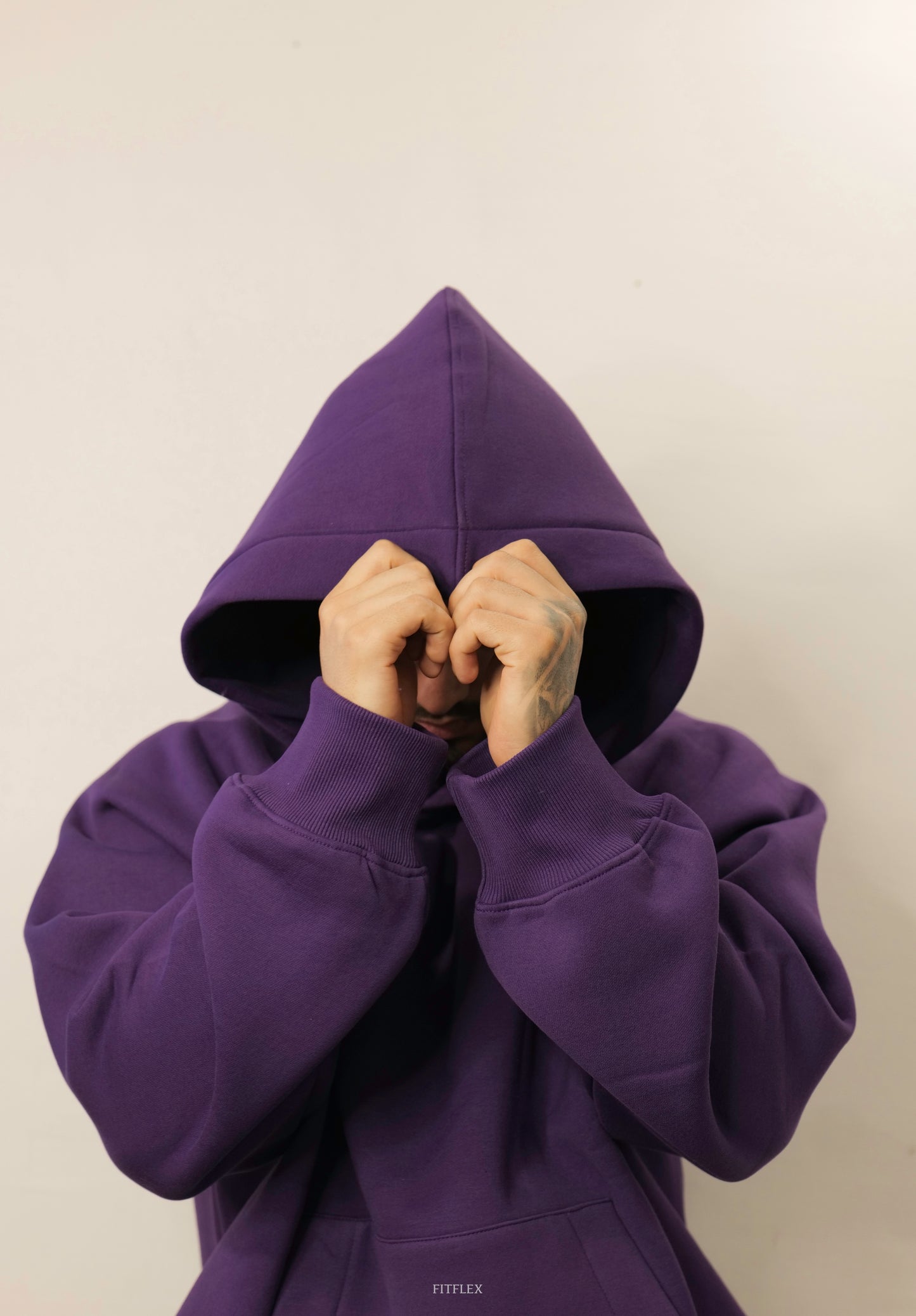 Purple Oversized Hoodie