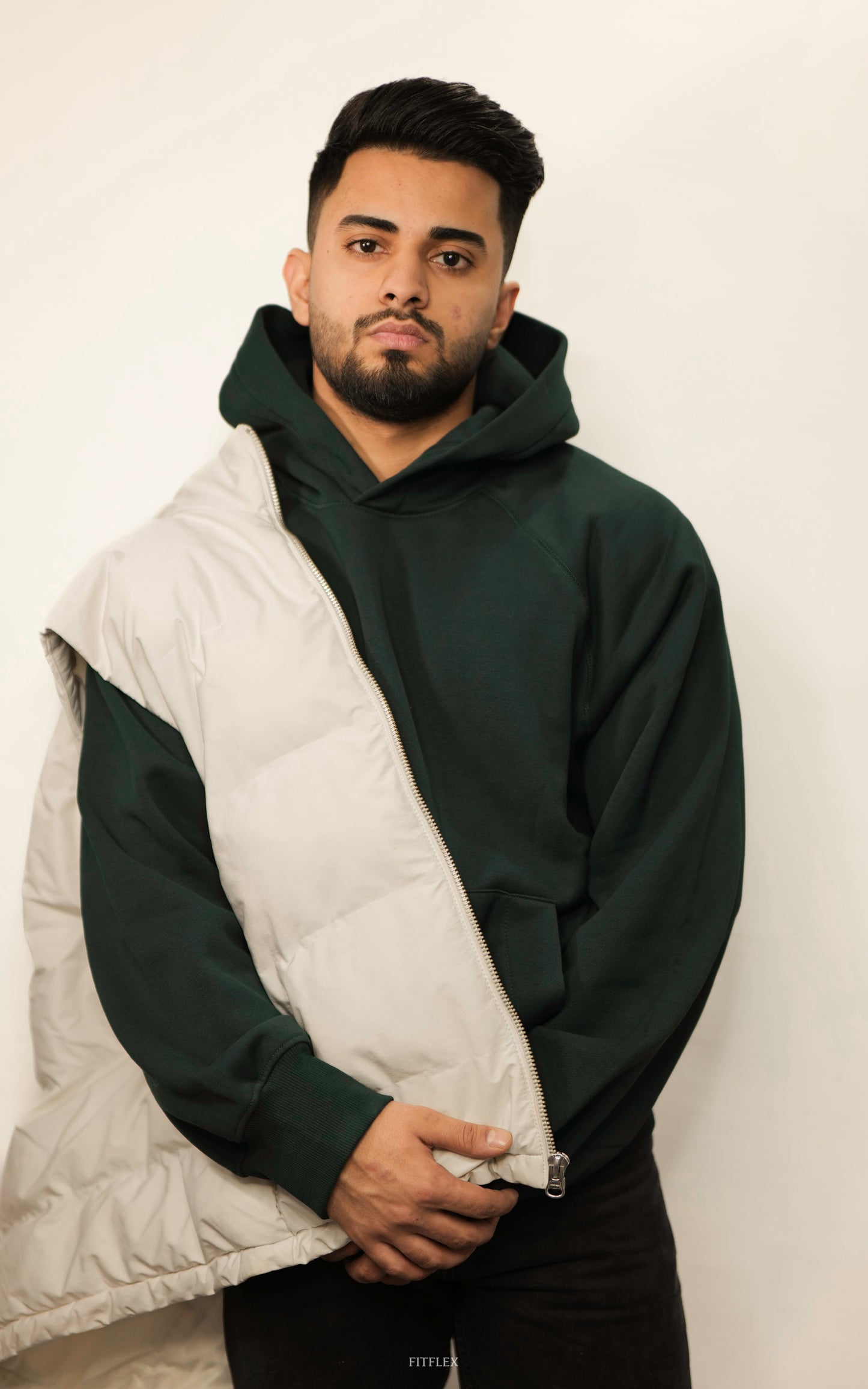 Green Oversized Hoodie