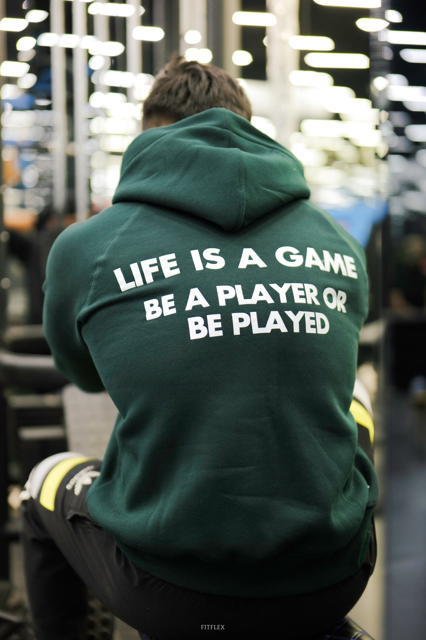 Green Player Oversized Hoodie