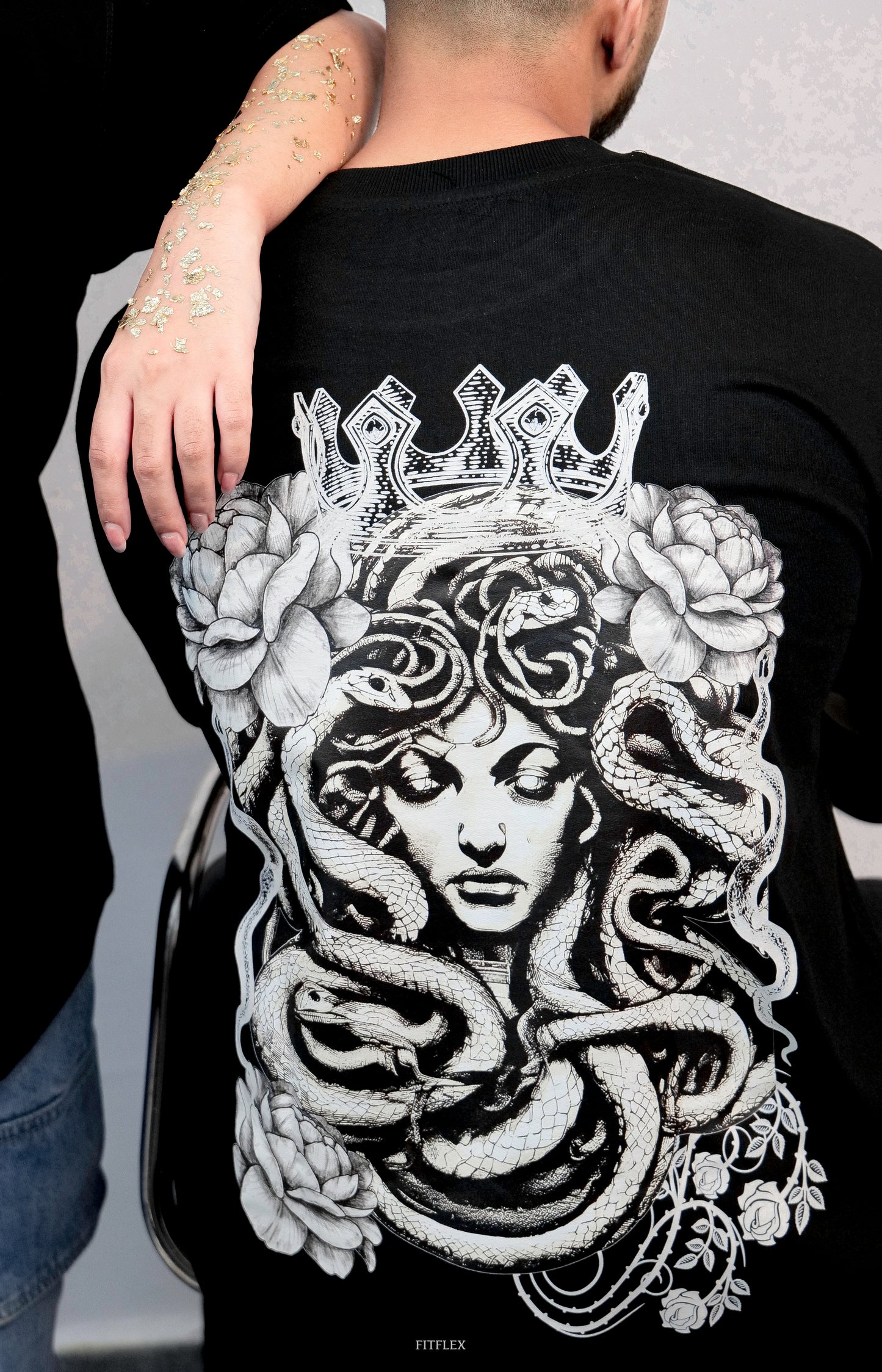 MEDUSA BLACK (Oversized T-Shirt)